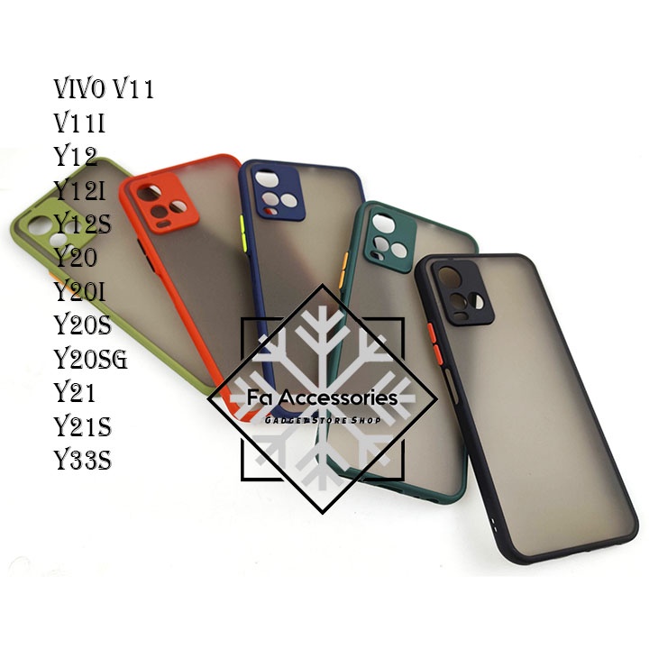 fa Phone soft Case vivo y12 y12i y12s y20 y20i y20s y20sg y21 Y21A y21s y33 y33s y33t t g i s A softcase casing shock proof