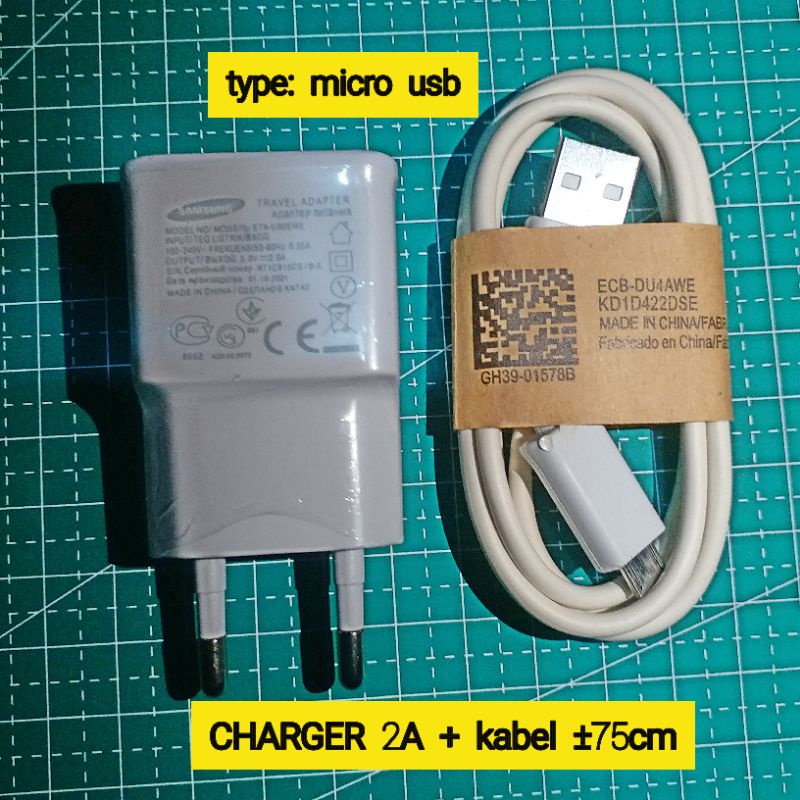 Charger HP android 2A 5v micro USB Cas semua merk handphone samsung vivo oppo xiaomi redmi reno netflix carger dll