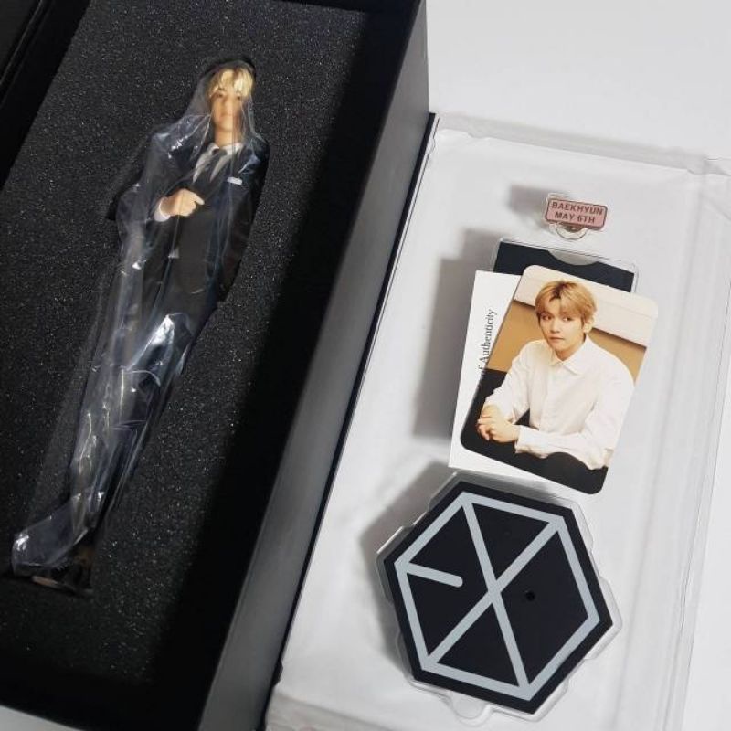 PELUNASAN OFFICIAL MERCH GOODS EXO X GS25 COLLABORATION 3D FIGURE BAEKHYUN LIMITED