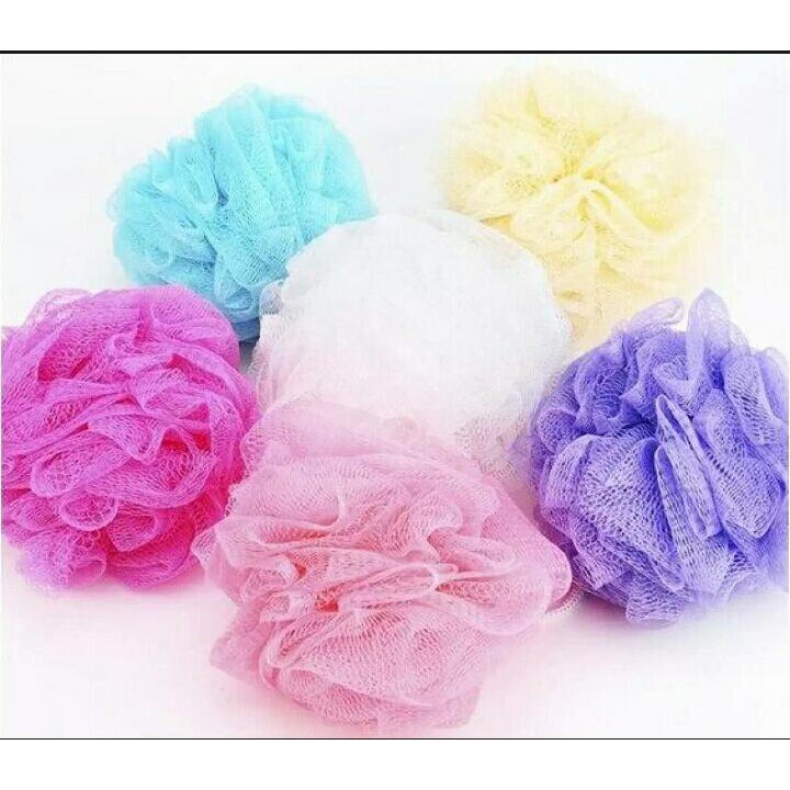 Spons Mandi / Bath Sponge / Shower Puff / Busa Mandi / Spon Mandi Multicolor High Quality - 1 Pcs