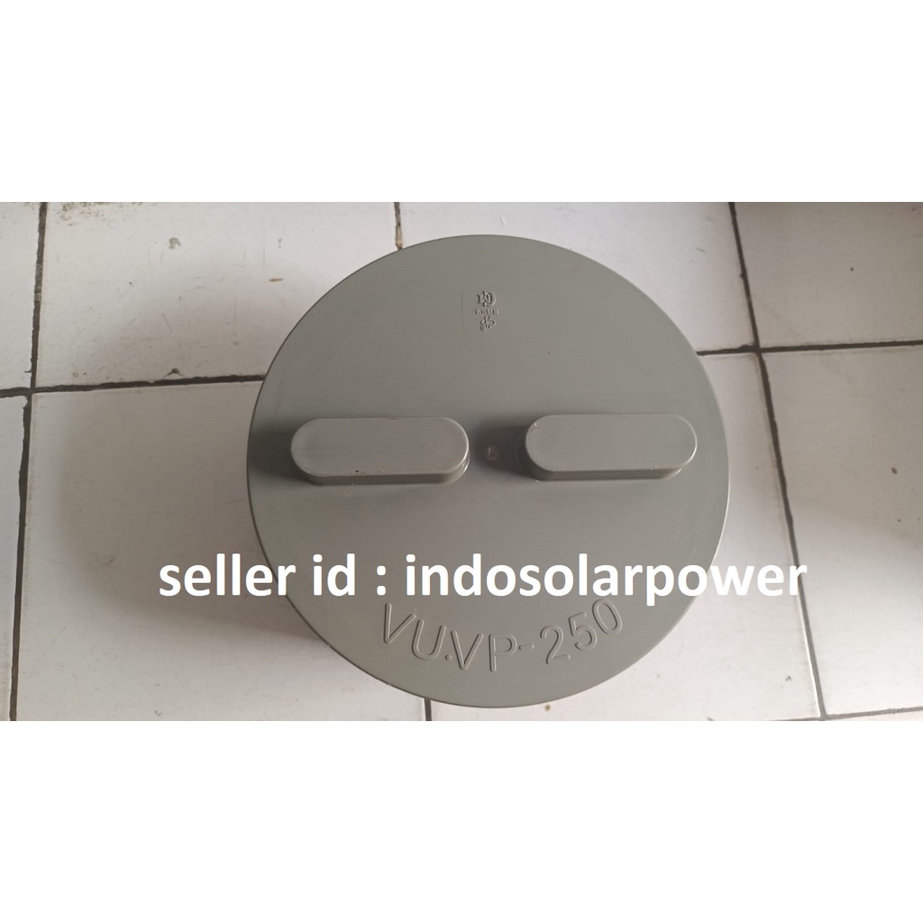 CO clean out PVC cap dop tutup drat CM 10&quot; 10 inch in inci septic tank kamar mandi wc toilet bisa untuk semua merk pipa pralon paralon rucika wavin triliun intilon vinilon champion pacific maspion alderon supralon winlon dll