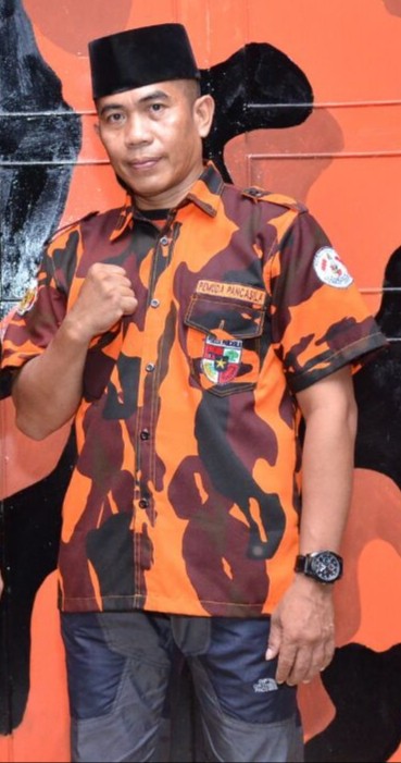 Atasan Kemeja Batik Pria Motif Batik Garuda // (solo) Jumbo