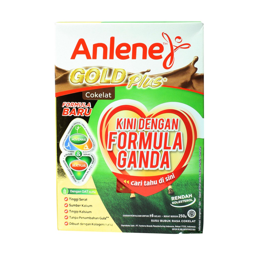 

Susu Anlene Gold Coklat 240gr