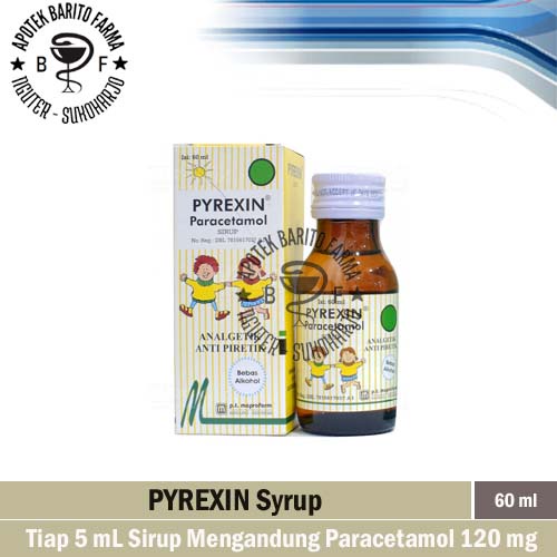 PYREXIN SIRUP Paracetamol 60 ML