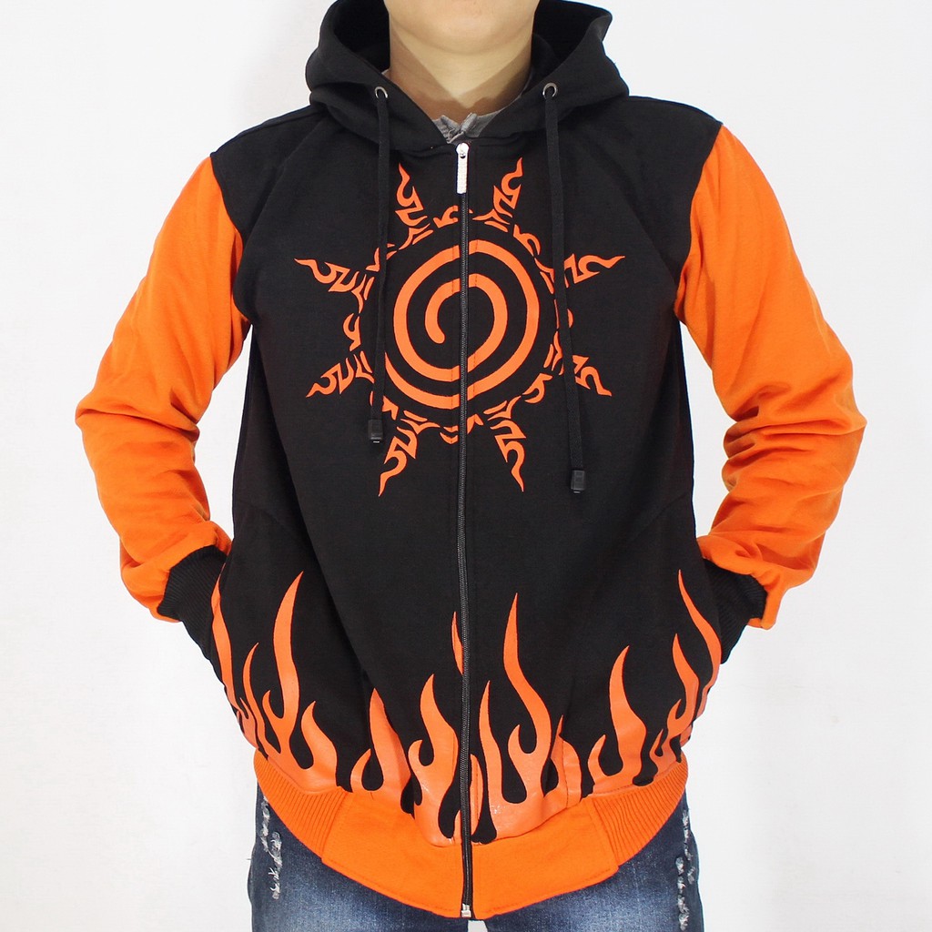 Jaket Naruto Yondaime Hokage Kyubi seal - Jaket Anak Naruto Yondaime - Hoodie Naruto Yondaime
