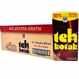 

[ COD ] teh kotak melati jasmine 300ml 1 dus isi 24 BERGARANSI Kode 645