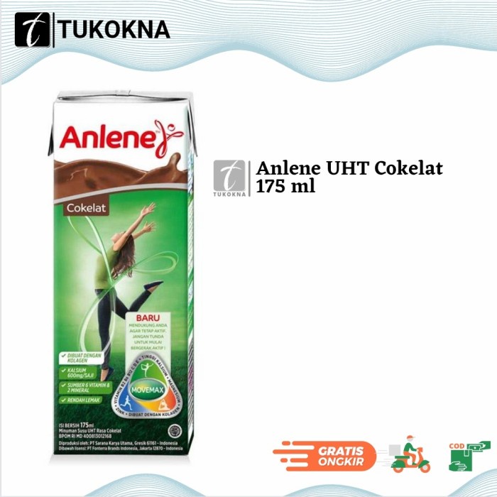 

Anlene UHT Cokelat - Susu Cair Siap Minum 175 ml