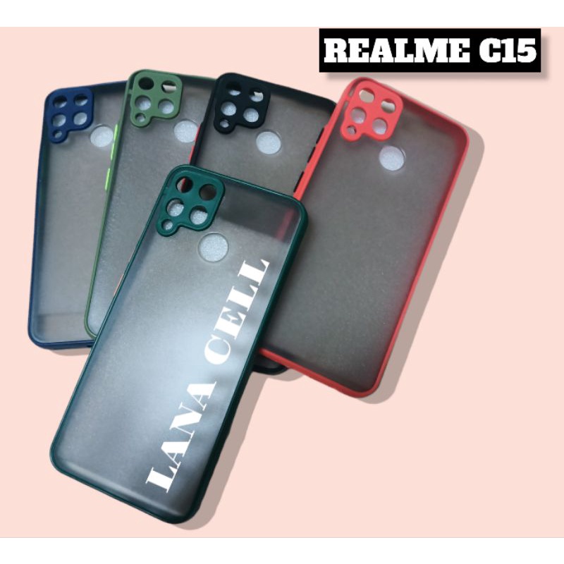 Case Casing Selicon REALME C15 REALME C11 2020 MYCHOISE BUMBER DOVE AERO + PELINDUNG CAMERA
