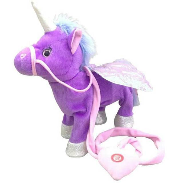 ELECTRONIC PET BONEKA UNICORN BISA JALAN NYANYI