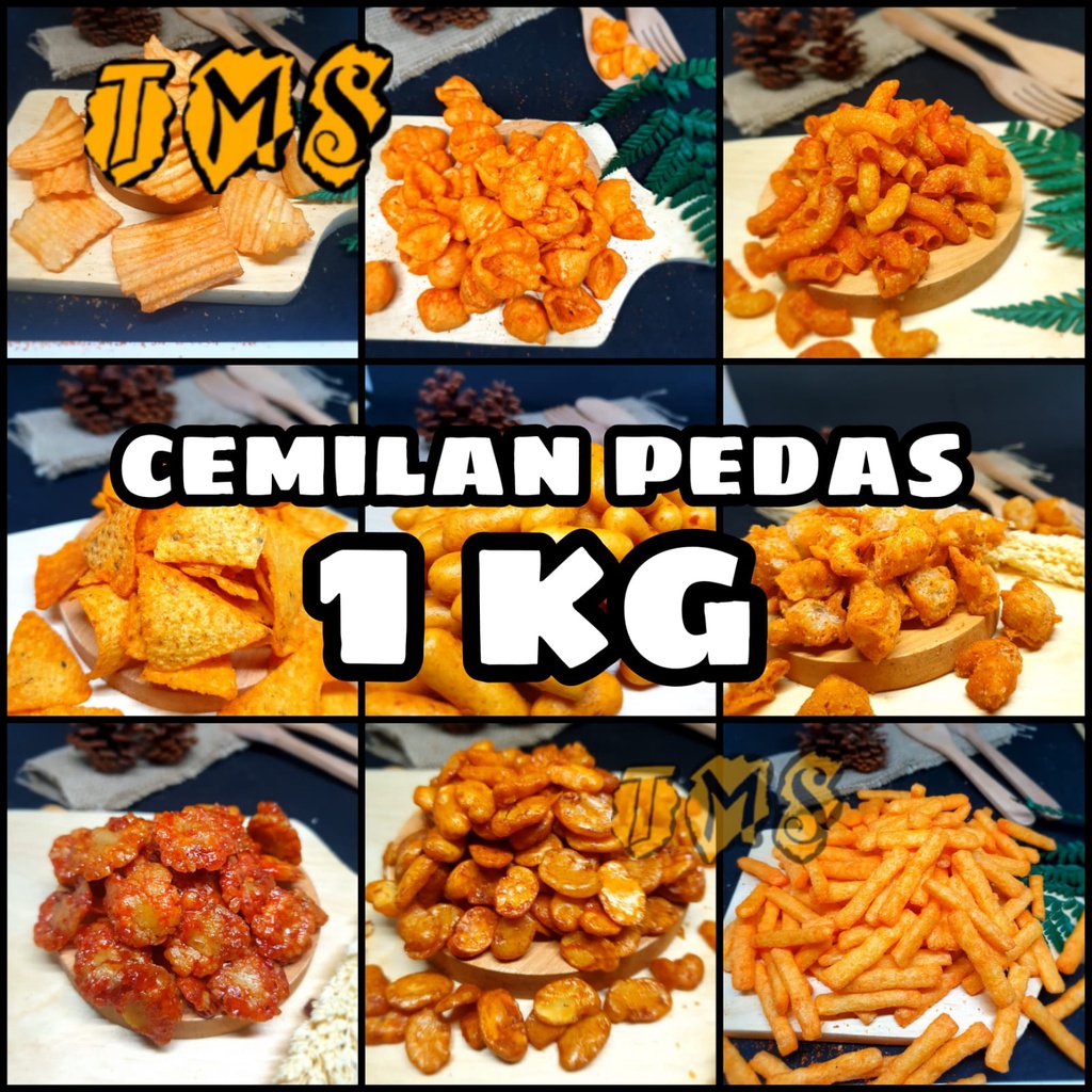

TMS Snack Cemilan pedas 1 KG Premium EXP aman