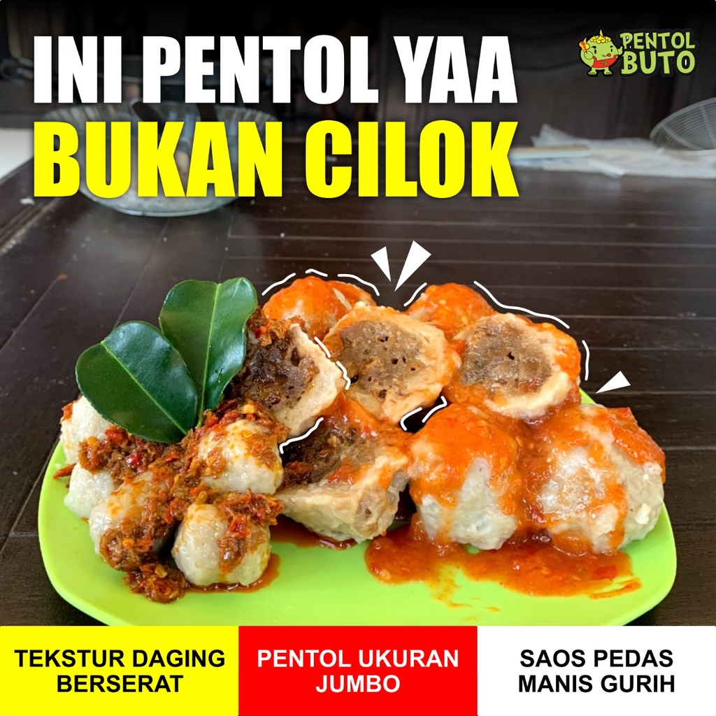 

[SATUAN] PENTOL BUTO FROZEN | PENTOL DAGING JUMBO VARIAN URAT DAGING CINCANG KRAWU JAMUR KEJU KELOR WORTEL PENTOL BASO BUKAN CILOK BUKAN ACI PENTOL KENYAL DENGAN SAMBAL SAOS TERNAMPOL HALAL