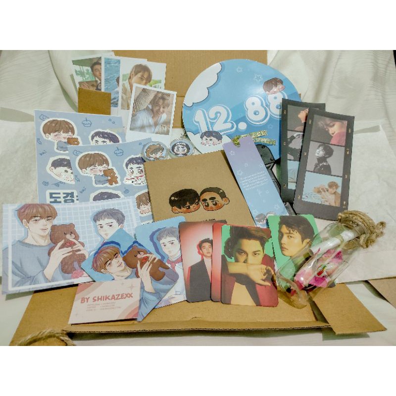 HAMPERS GIFT BOX FANKIT D.O. KAI KAISOO KPOP EXO DO KYUNGSOO KIM JONGIN