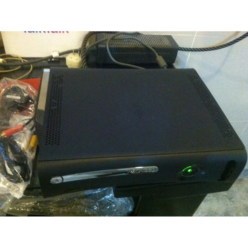 Jual XBOX 360 Jasper Elite Hitam turun harga HDD 120 GB full game