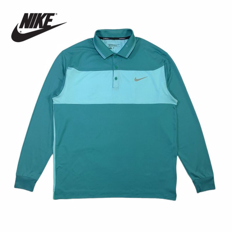 Nike Golf Polo Shirt / Kaos Kerah Lengan Panjang Pria - XL
