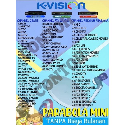 Receiver Parabola K-Vision