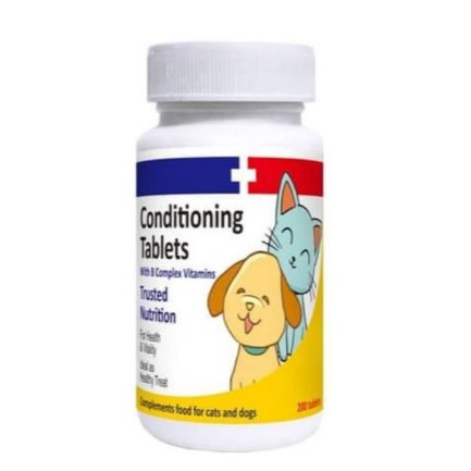 B-Complex 20Tablet Vitamin Kucing Vitamin Anjing Vitamin Hewan Raid All Conditioning Tablet