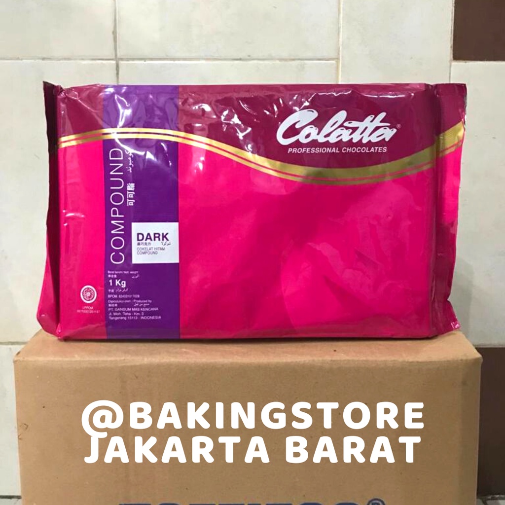 

Colatta Dark Chocolate Compound | Coklat Batang 1kg