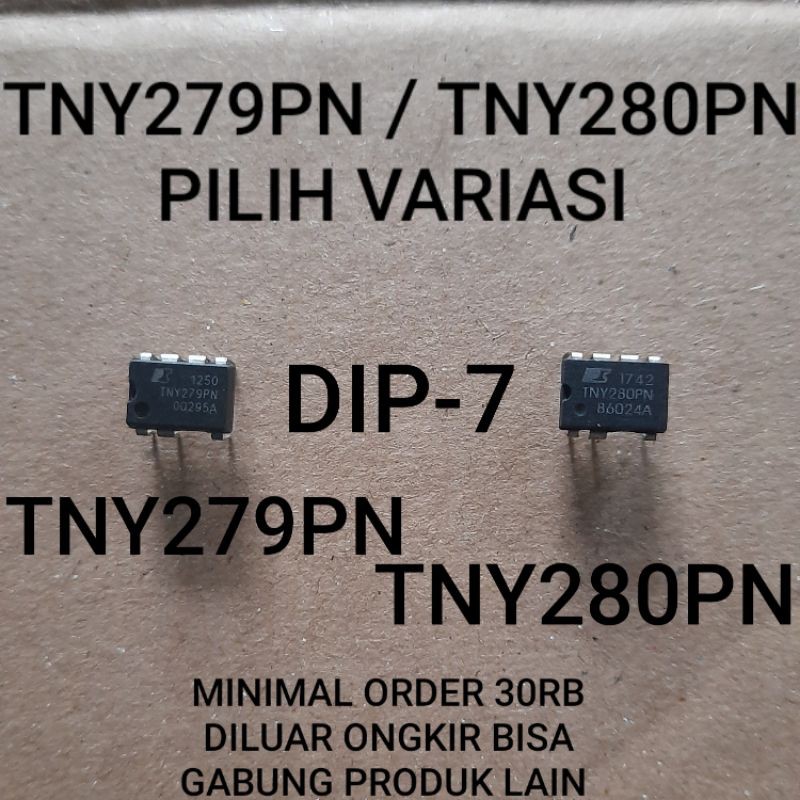 IC TNY279PN / TNY280PN,  TNY279 TNY 279 TNY280 TNY 280 DIP-7 / SOP-7 SMD