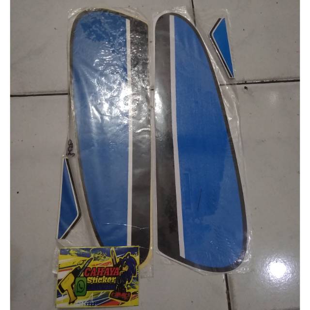 Striping Lis Sticker Honda CB Glatik Warna Biru