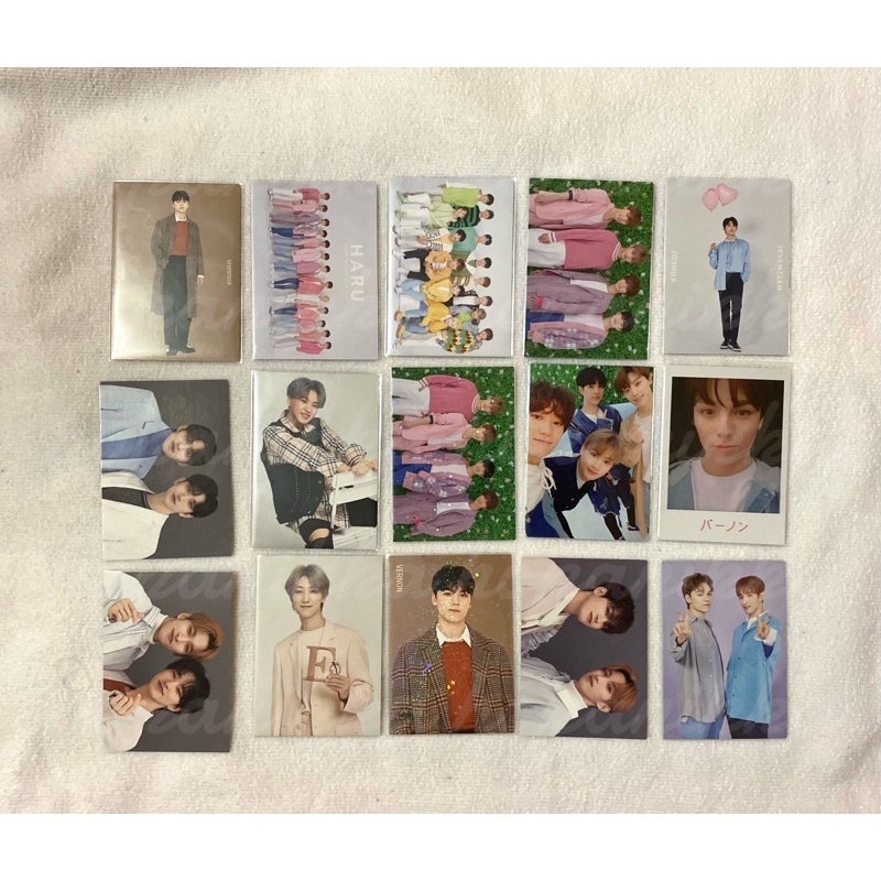 SEVENTEEN TRADING CARD OT13 JAPAN JOSHUA VERNON THE8 DK WONWOO HOSHI SCOUPS