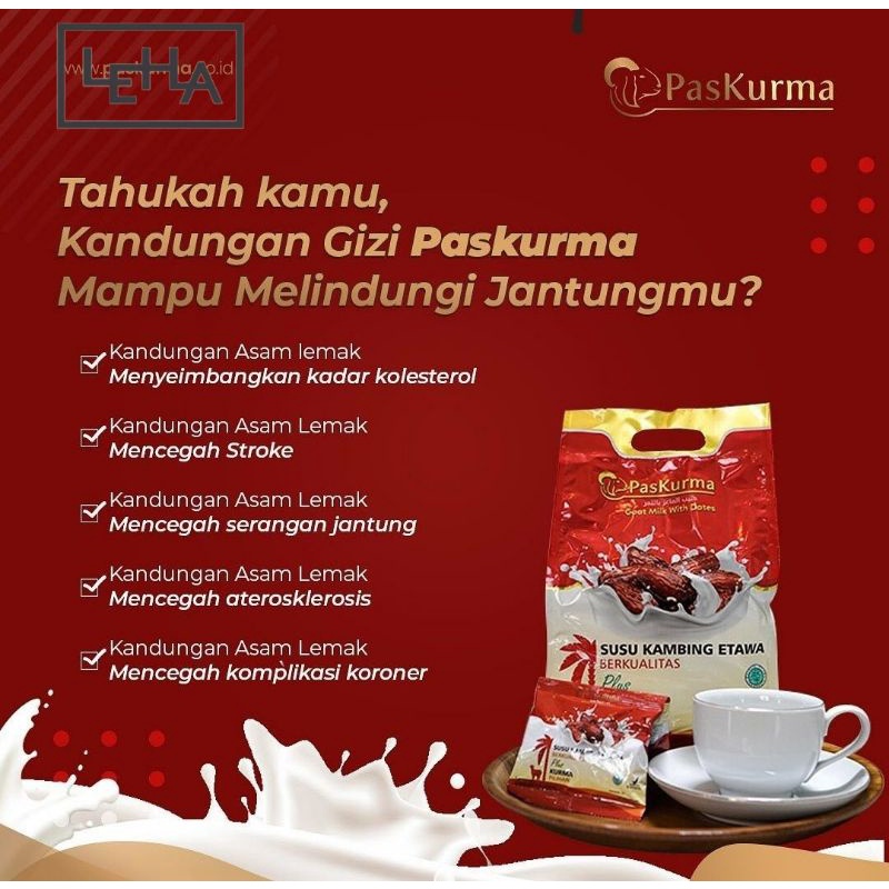 

Minuman Kesehatan PasKurma dari Susu Kambing Etawa dan Kurma Pilihan TimTeng membantu Booster ASI