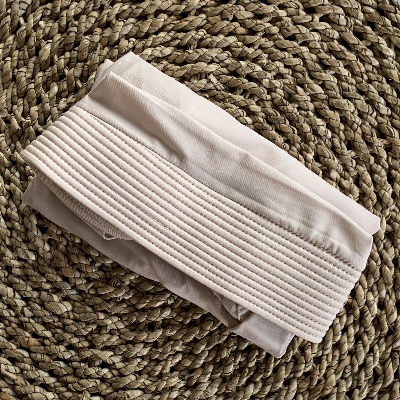 JILBAB ELNIFA SERUT POLOS Part 1-Beige