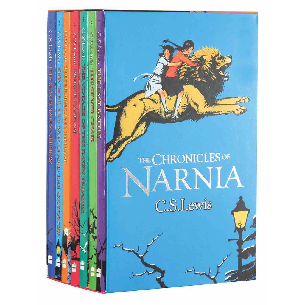 Narnia 7 Buku Box Set Soft Cover English Version CS Lewis