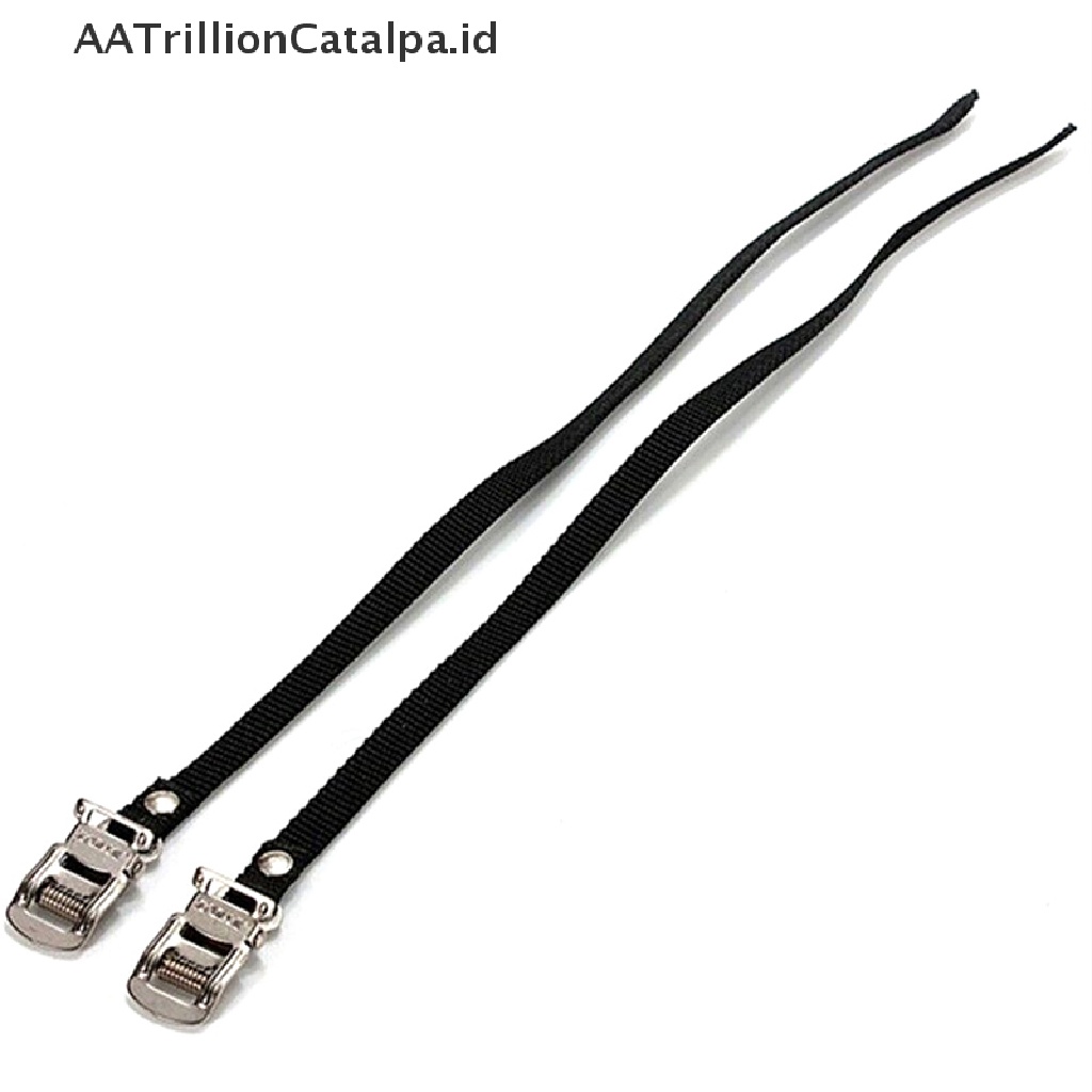 Aatrillioncatalpa 1PC Strap Pedal Sepeda Warna Hitam