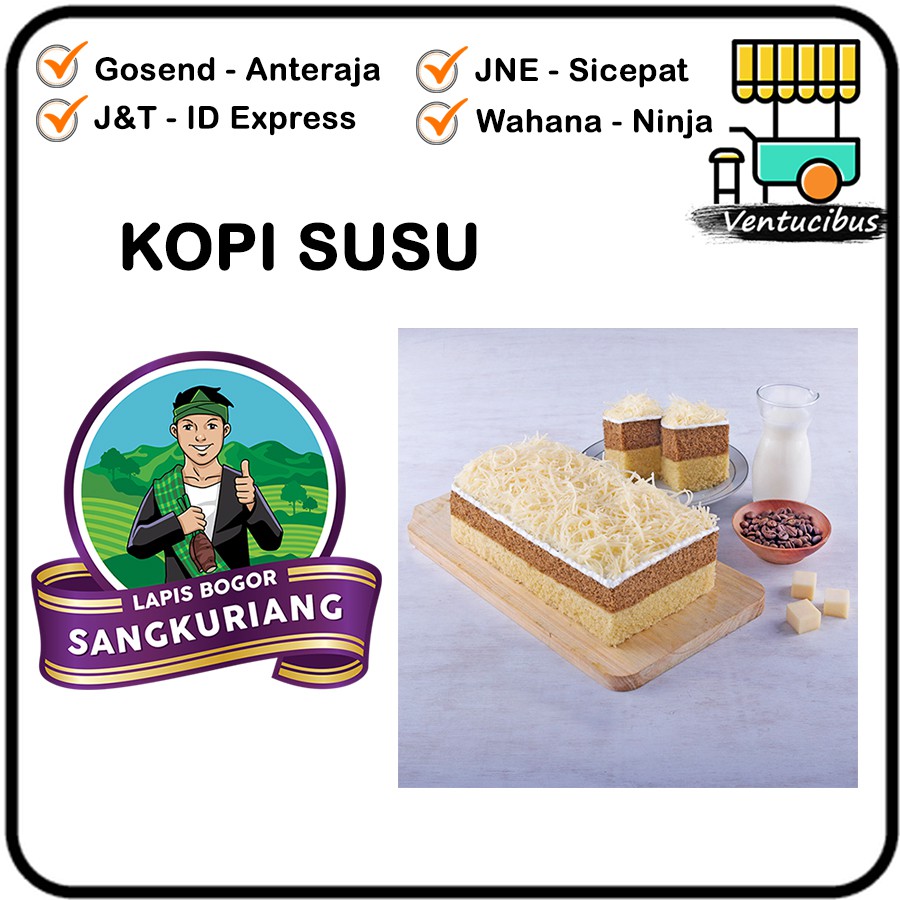 Kue Bolu Talas Kopi Susu SANGKURIANG Bogor Oleh Oleh Khas Bogor