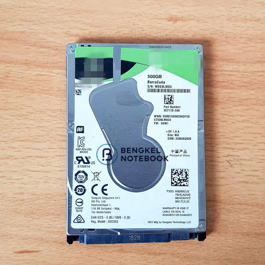 Hardisk Laptop HDD 500GB SATA 2.5''