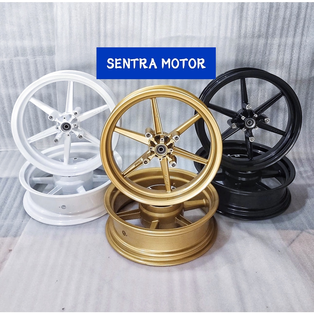 Velg Racing PCX Palang 6 1Set Depan Belakang UK 250-400 Ring 14