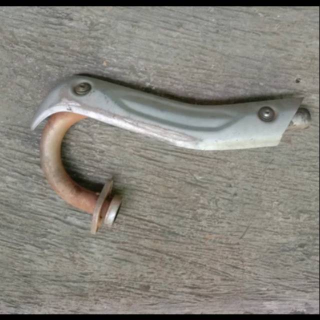 Leher knalpot kenalpot original ori  Kawasaki klx copotan motor