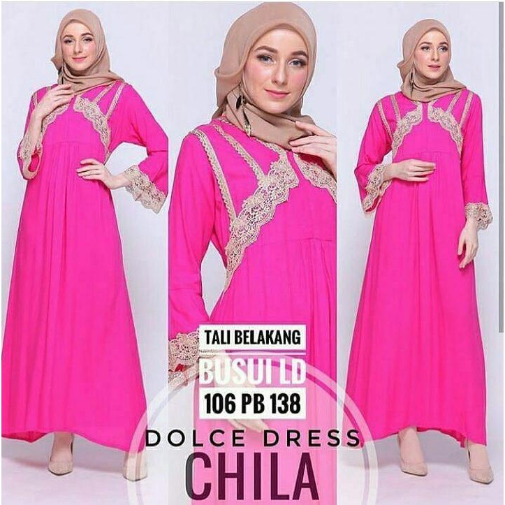 Daster Gamis arabian renda terlaris