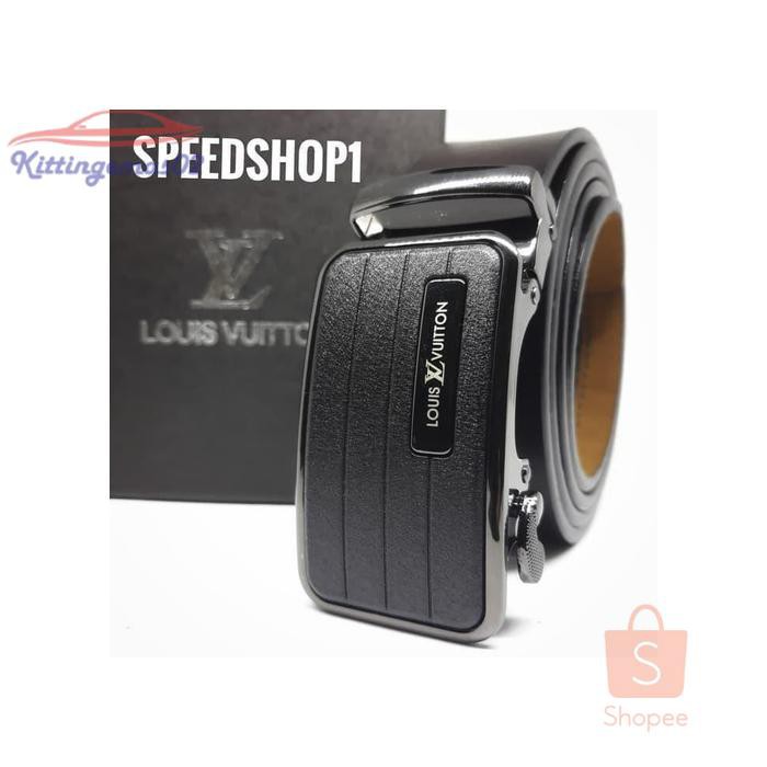 IKAT PINGGANG PRIA GESPER SABUK KTG2I420 LV TIPE REL TALI KULIT ASLI IMPORT