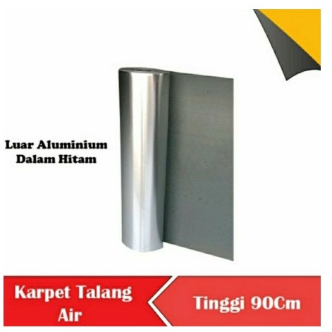 Karpet Talang Air Atap Anti Bocor Plastik Almunium 90 CM Tebal