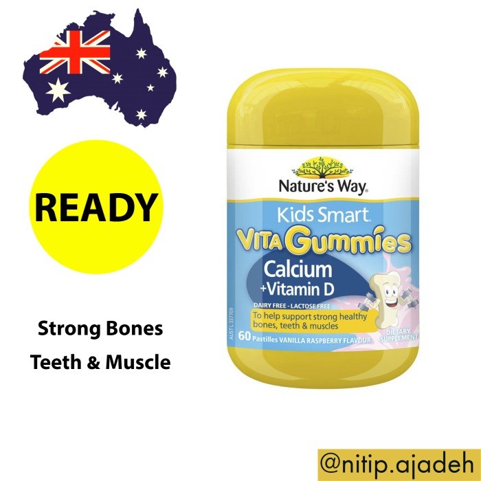 Vita Gummies Kids / Vitamin Anak / Calcium & Vitamin D / Australia Vit Anak -