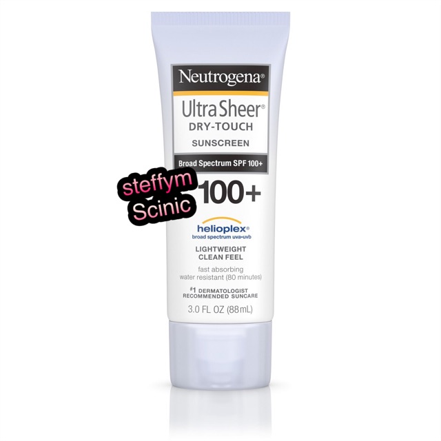 Neutrogena Ultra Sheer Dry-Touch Sunscreen, SPF 100  3.0 fl oz