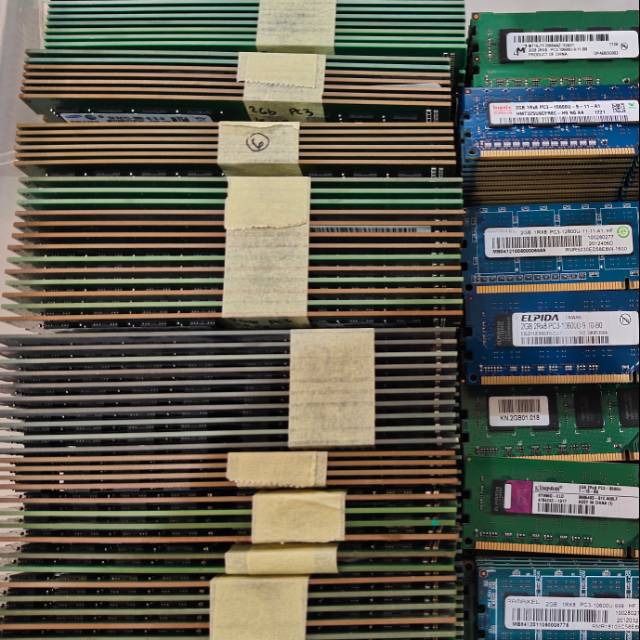 Memory PC 2Gb Pc3 8500U 10600U 12800U mix