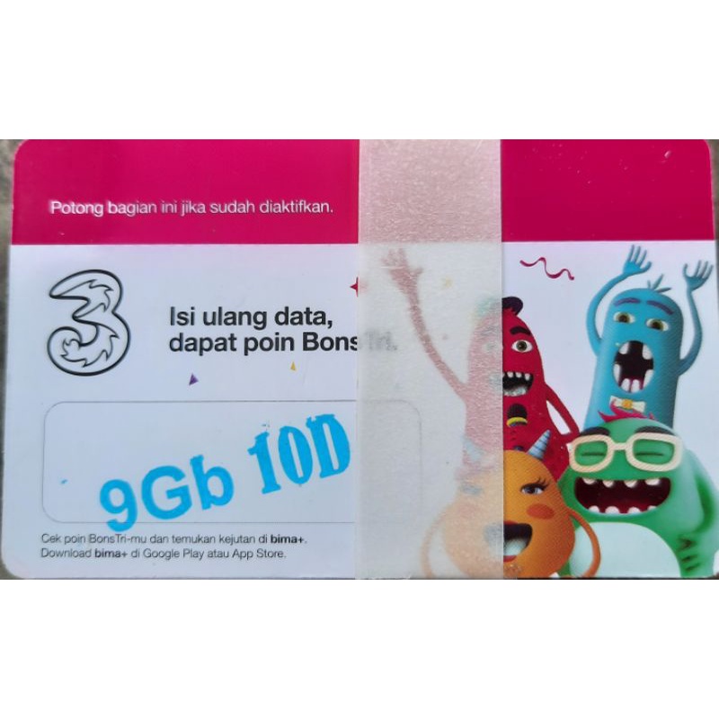 voucher tri 9gb 10hari