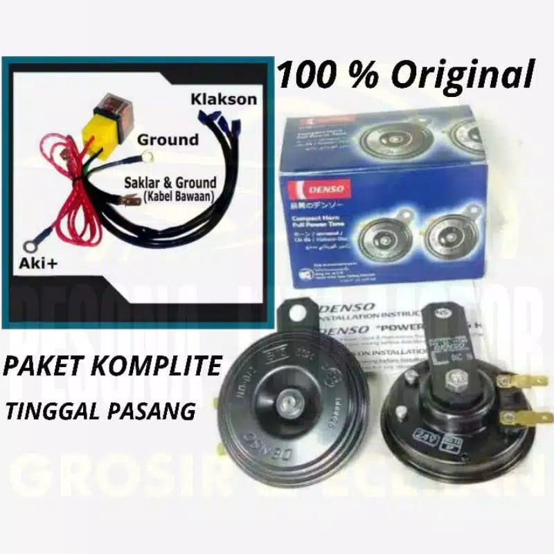 KLAKSON DENSO DISH / KLAKSON DENSO DISC PAKET RILEY +KABEL SET universal