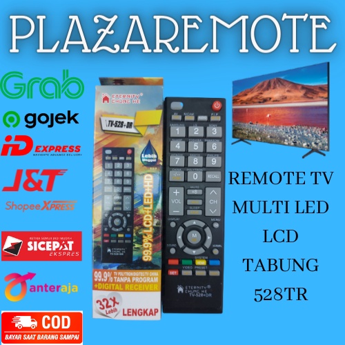 REMOTE MULTI TV LCD LED TABUNG CHUNGHE 528 LG ICHIKO JUC SONY POLYTRON DLL