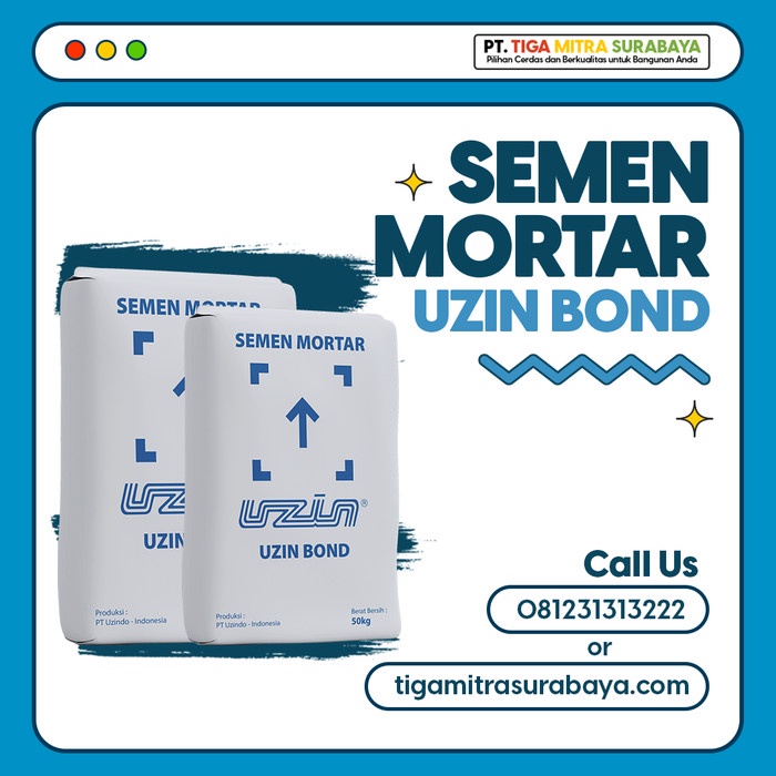 Semen Mortar Perekat Keramik Uzin Bond