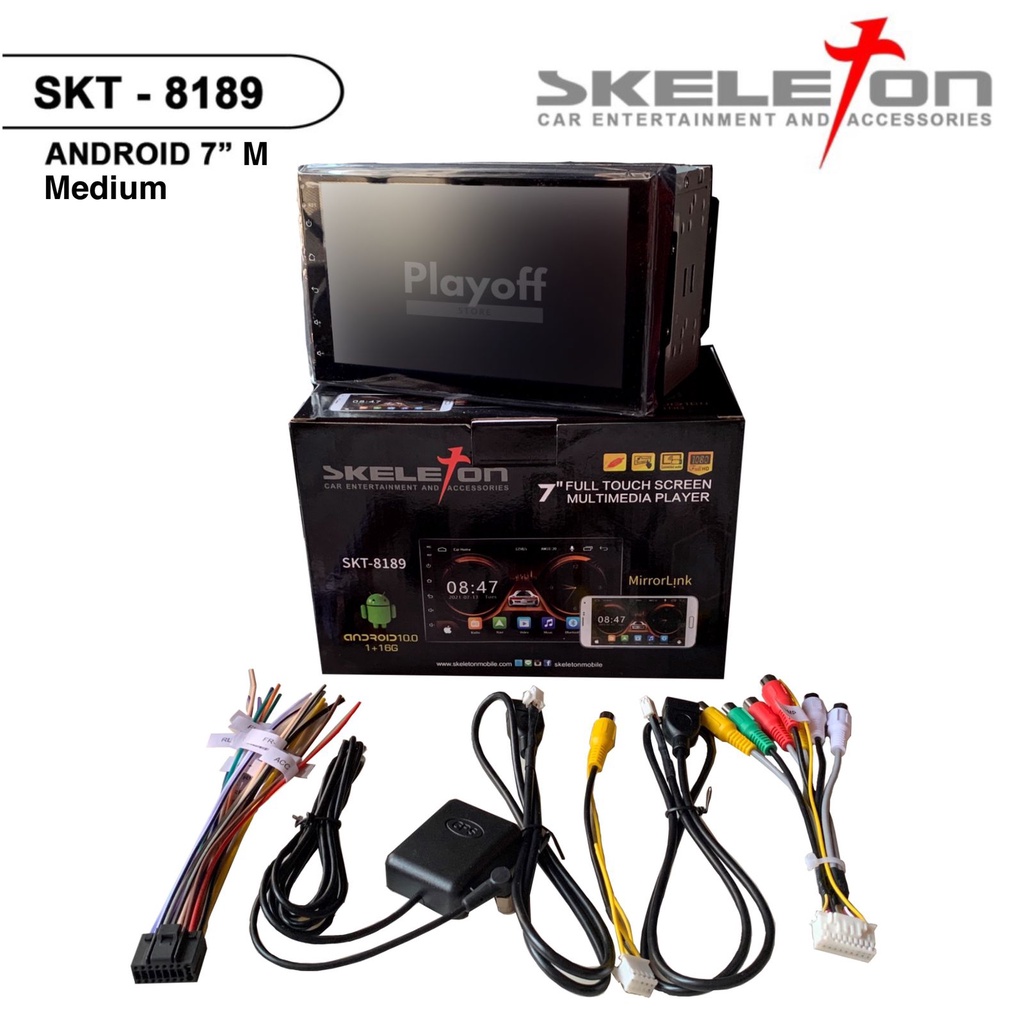 Voice Command Head Unit Android 7 inch Skeleton 8189 MirrorLink Bluetooth GPS