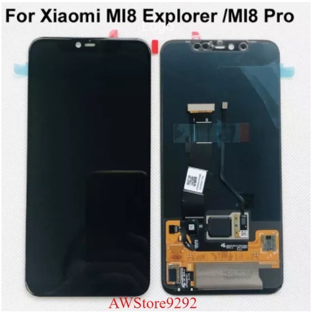 Layar Sentuh LCD TS Touchscreen Fullset XIAOMI MI8 PRO - NOT FINGERPRINT - BLACK