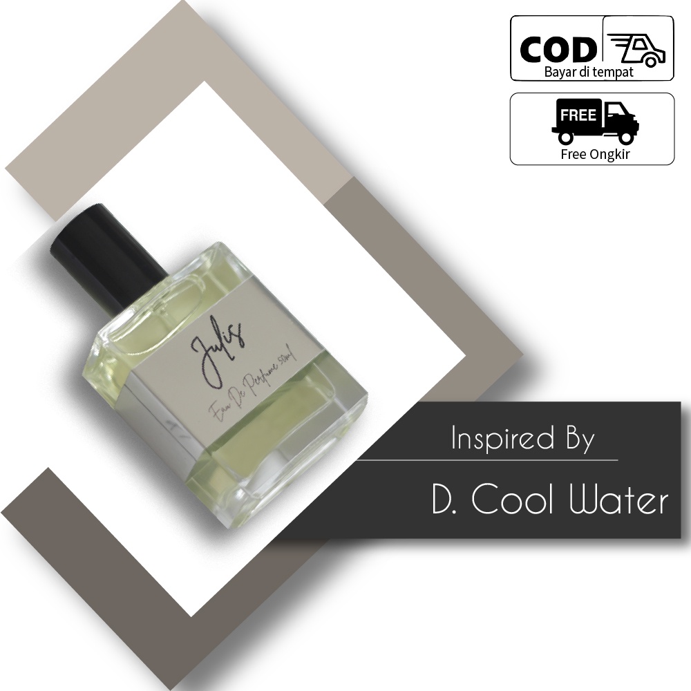 parfum pria davidoff cool water by julis inspired perfume minyak wangi tahan lama farfum berkualitas