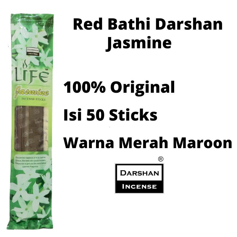 Hio Dupa Red Bathi Life Jasmine By Darshan isi 50 sticks