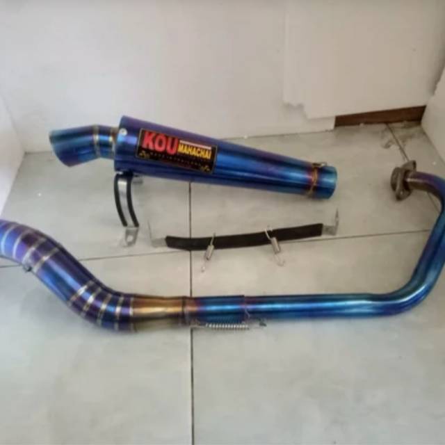 Knalpot kou bloomon satria Fu termurah