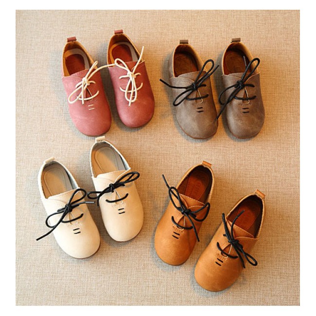 Sepatu Casual / Fashion Anak / Japanese Leather Shoe Unisex