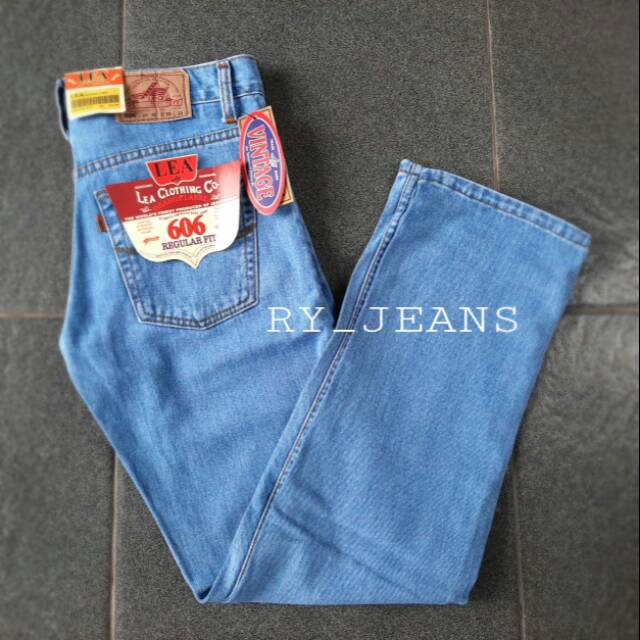 Jeans reguler pria celana standar birublits