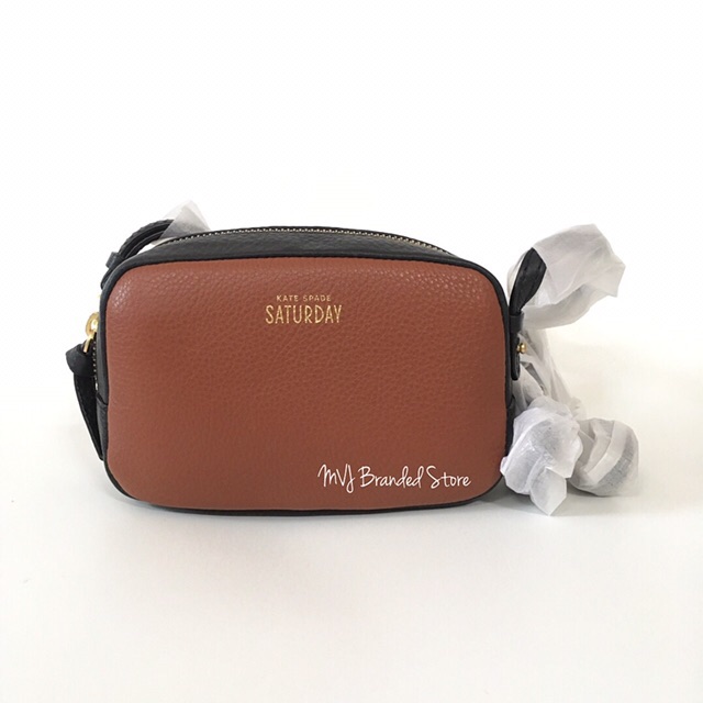 Kate Spade Saturday Brio Mini Bag Brown Black